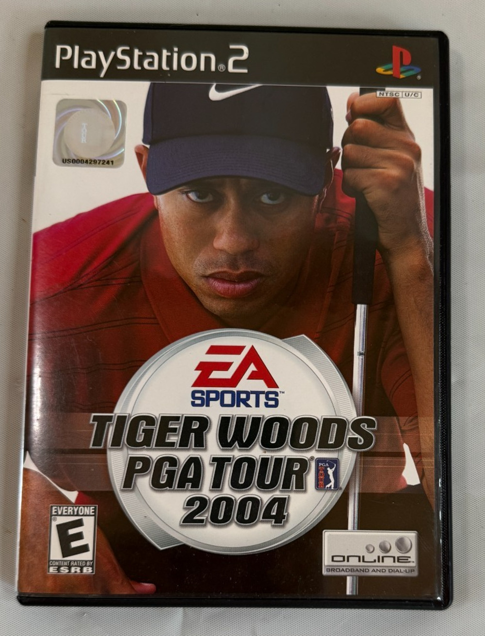 Tiger Woods PGA Tour 2004 Sony PlayStation 2 PS2 Complete CIB Black Label